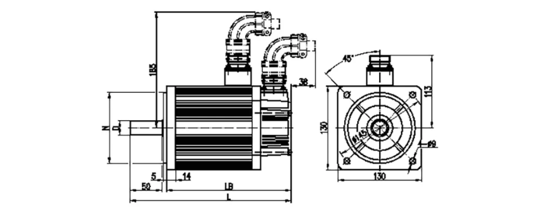 Размеры GSK 130SJTE